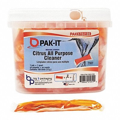 Citrus Purpose Cleaner Orange 100 Pod MPN:PAK5784100-4