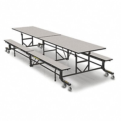 Folding Bench Table Rectangle Gray Glace MPN:19F18273012GB