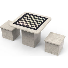 Palmer Hamilton Getzen 36 Square Backgammon Game Table Pedestal Set with Two Stools SB6 Sandblast OF-T7102OF-T6061-SB6