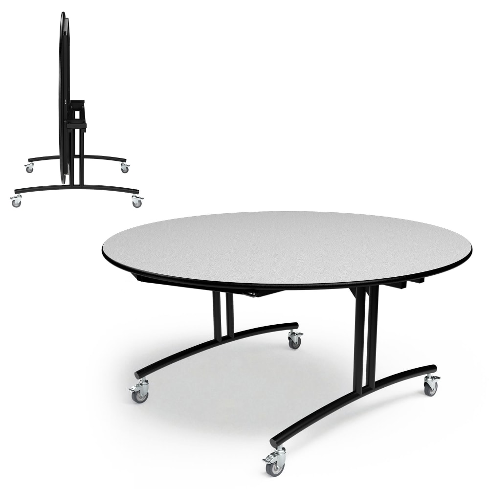 Palmer Hamilton PHlip Mobile Flip Top Multipurpose Table, 30in x 60in, Gray Glace MPN:PHLIP20-3060RD-GB