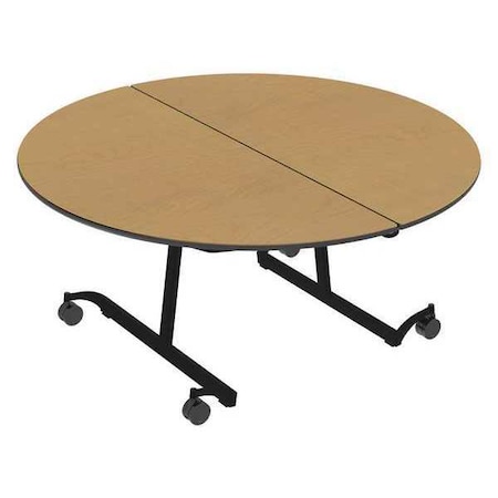 Round Mobile Cafeteria Table, 60