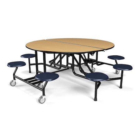 Cafeteria Table, 29 in H, Navy MPN:59T122960RD-S8-FBN