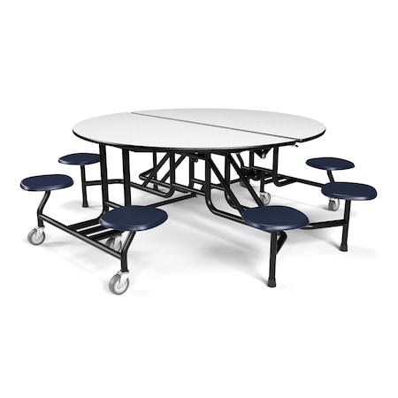 Cafeteria Table, 29 in H, Navy MPN:59T122960RD-S8-GBN