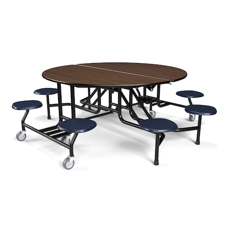 Cafeteria Table, 29 in H, Navy MPN:59T122960RD-S8-MTBN