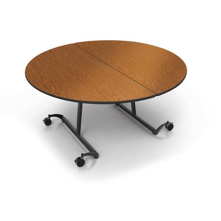 Folding Table, 29 in H MPN:22M132960RD-MT-MWTB