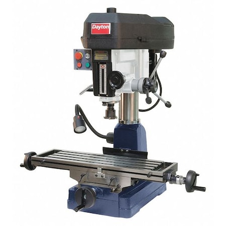 Mill Drill Machine, Manual, 1ph, 120/240V MPN:2LKP9