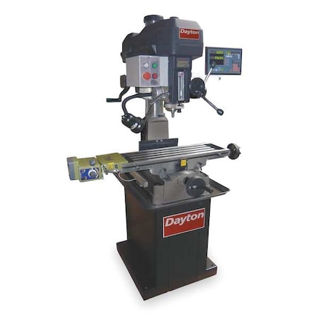 Mill Drill Machine, Manual, 1ph, 120/240V MPN:2LKR1