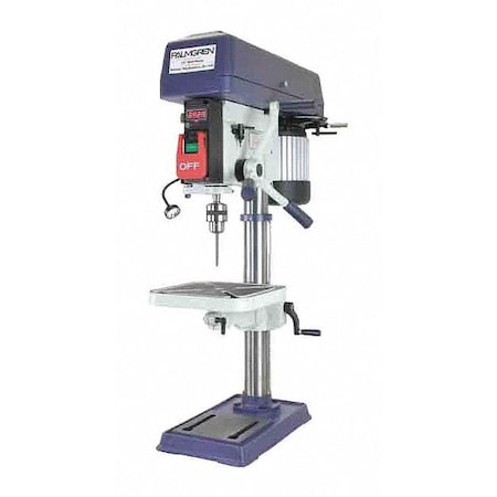 Bench Step Pulley DrillPress, 16Speed, 15