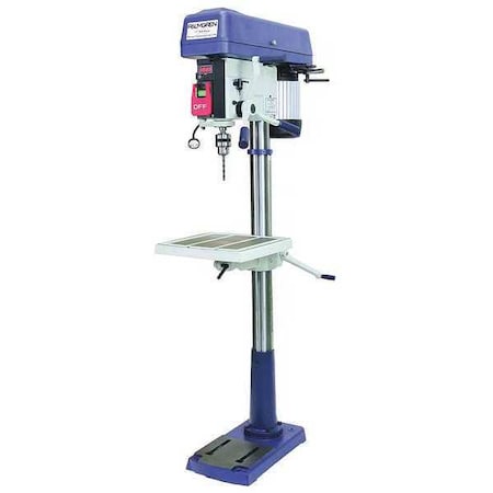 Floor Step Drill Press, 3 Ph, 17
