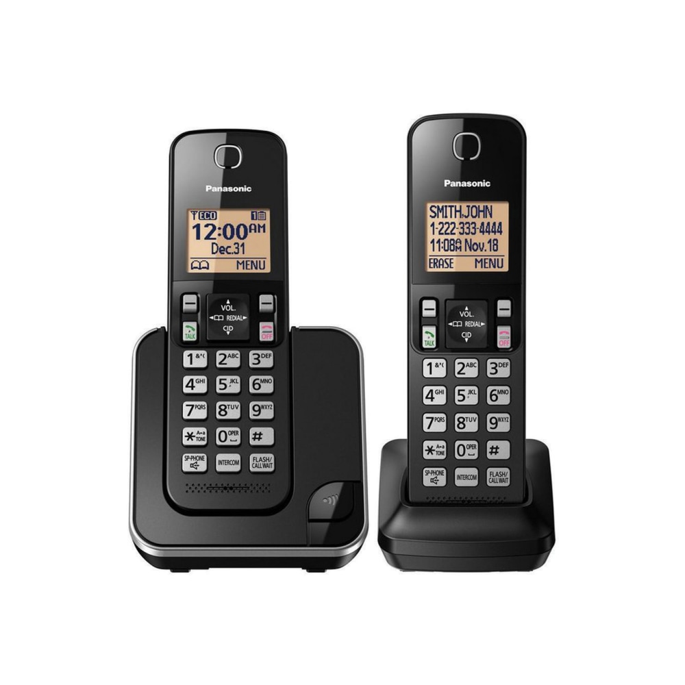 Panasonic DECT 6.0 Expandable Cordless Phone, 2 Handsets, KX-TGC352B MPN:KX-TGC352B