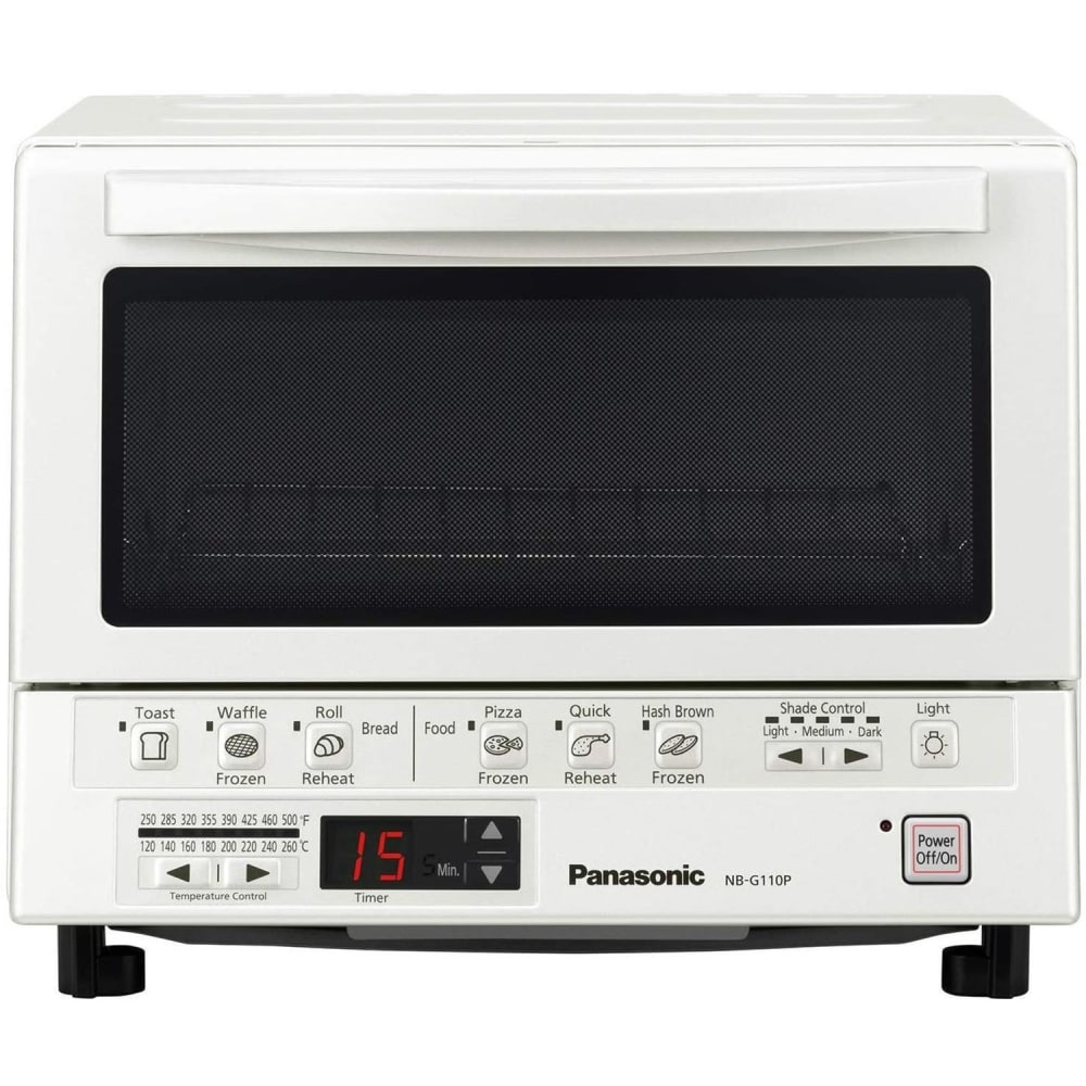 Panasonic FlashXpress 1300 Watt G110PW 4 Slice Toaster Oven With Infrared Heating - 1300 W MPN:NB-G110PW