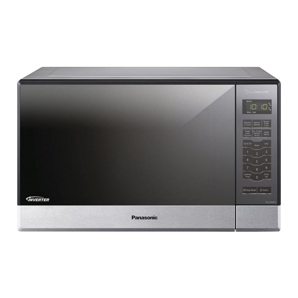 Panasonic Genius Sensor 1.2 Cu Ft Countertop Microwave, Stainless Steel MPN:NN-SN686SR