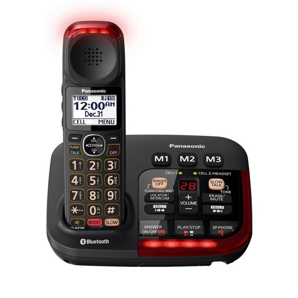 Panasonic Amplified Bluetooth Cordless Phone, Black, KX-TGM430B MPN:KX-TGM430B