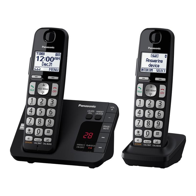 Panasonic Expandable 2-Handset Cordless Phone System, KX-TGE432B MPN:KX-TGE432B