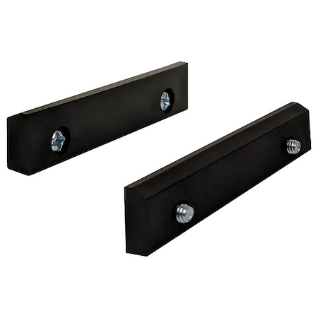 Replacement Jaws, Bench Vise, Nylon, Black MPN:343