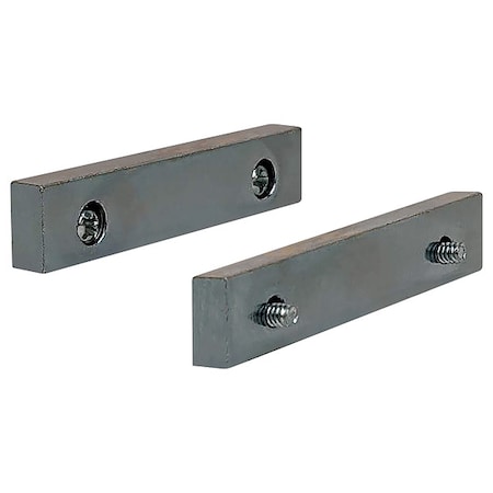 Replacement Jaws, Bench Vise, Plated Steel MPN:353