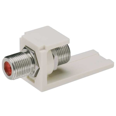 Mini-Com F-Type Coupler, Off White MPN:CMFIW