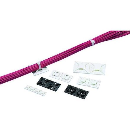 Cable Tie Mount, Adhesive Backed, PK500 MPN:ABM2S-AT-D0