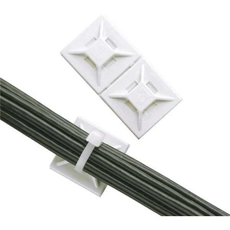Cable Tie Mount, Adhesive Backed, PK500 MPN:ABMM-AT-D0