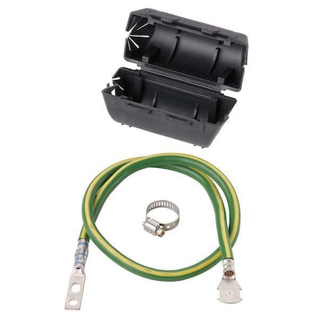 Grounding Jumper Wire Kit, #6 Conductor Size, Copper MPN:ACG24K