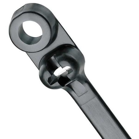 Cable Tie, 15-1/2 in L, 4 in Max Bundle Dia., Black, Nylon 6/6, 120 lb Strength, 50 PK MPN:BC4LH-S25-L0