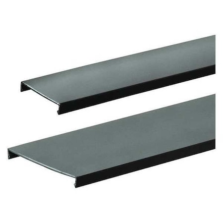 6' Flushed Duct Cover, PVC, Black MPN:C1BL6