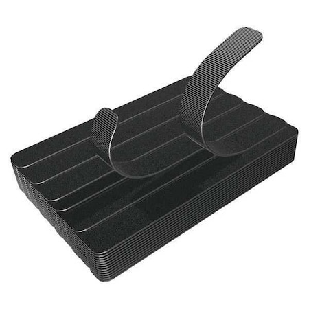 Cable Tie, 7 in L, 1.60 in Max Bundle Dia., Black, Nylon, 50 lb Strength, 100 PK MPN:HLB2S-C0