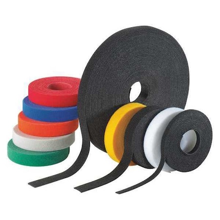 Cable Tie, 15 ft L, 1/4 in Max Bundle Dia., Black, Nylon, 18 lb Strength MPN:HLM-15R0