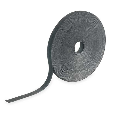 Cable Tie, 75 ft L, 1/4 in Max Bundle Dia., Black, Nylon, 50 lb Strength MPN:HLS-75R0