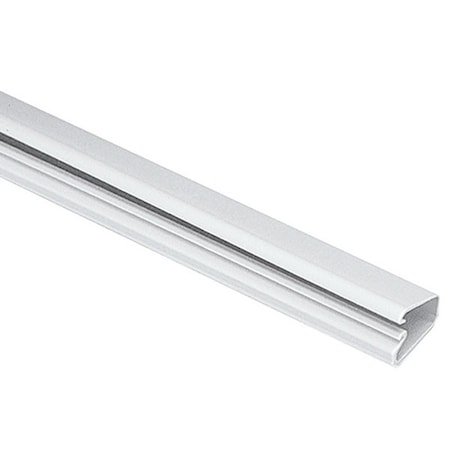 Base Raceway, LD3 Series, 1 Channel, 0.77 in W, 0.46 in H, 8 ft L, Off White MPN:LD3IW8-A