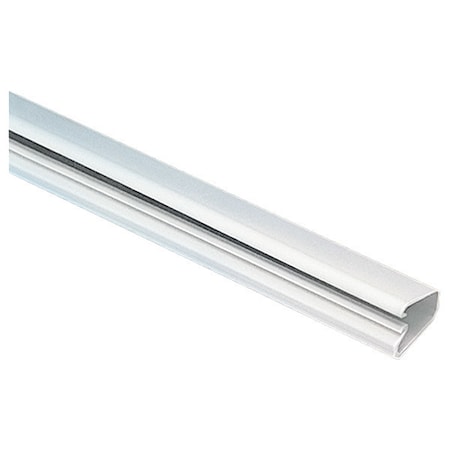 Base Raceway, LD3 Series, 1 Channel, 0.77 in W, 0.46 in H, 8 ft L, White MPN:LD3WH8-A
