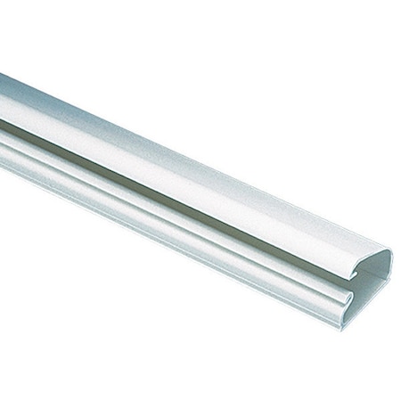 Base Raceway, LD5 Series, 1 Channel, 1 in W, 0.58 in H, 6 ft L, Ivory MPN:LD5EI6-A
