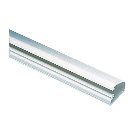 Base Raceway, LD5 Series, 1 Channel, 1 in W, 0.58 in H, 10 ft L, Off White MPN:LD5IW10-A