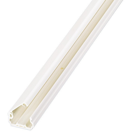 Cover Plate Raceway, LDPH Series, 1 Channel, 1 in W, 0.55 in H, 10 ft L, Off White MPN:LDPH5IW10-A