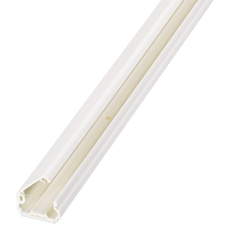 Cover Plate Raceway, LDPH Series, 1 Channel, 1 in W, 0.55 in H, 8 ft L, Off White MPN:LDPH5IW8-A