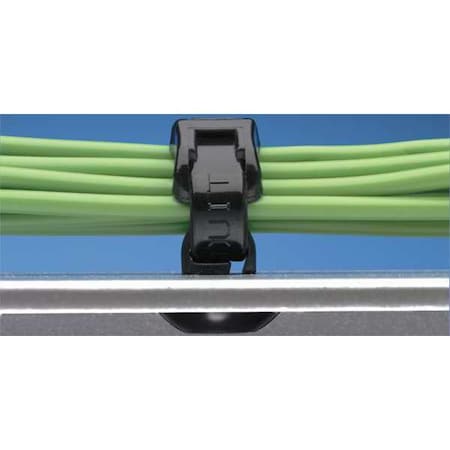Cable Tie Mount, Through Panel, PK100 MPN:PBMS-H25-C