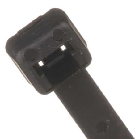 Cable Tie, 12 in L, 3 in Max Bundle Dia., Black, Nylon 6/6, 50 lb Strength, 100 PK MPN:PLB3S-C0
