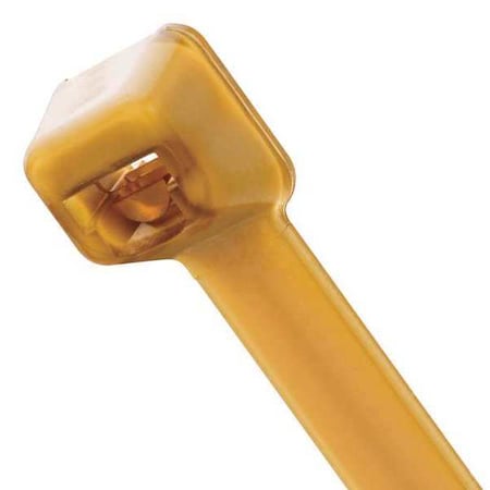 Cable Tie, 4 in L, 1 in Max Bundle Dia., Brown, PEEK, 18 lb Strength, 100 PK MPN:PLT1M-C71