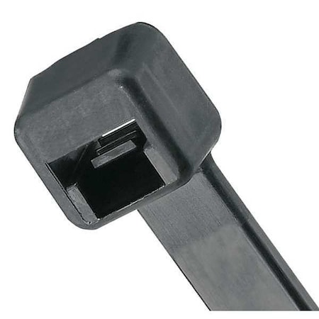Cable Tie, 8 in L, 2 in Max Bundle Dia., Black, Nylon 6/6, 40 lb Strength, 1000 PK MPN:PLT2I-M0