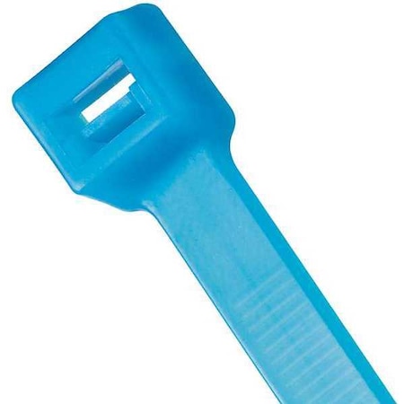 Cable Tie, 11-1/2 in L, 3 in Max Bundle Dia., Blue, Tefzel, 50 lb Strength, 100 PK MPN:PLT3S-C76