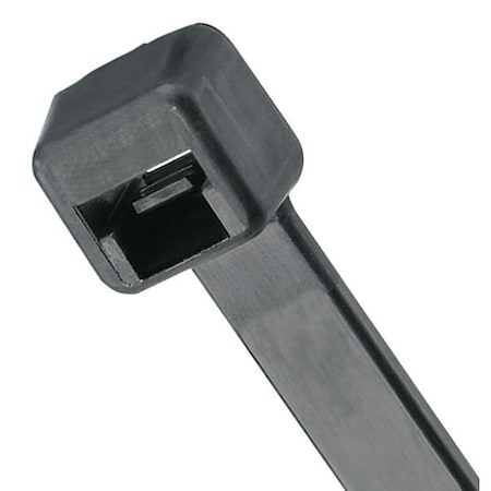 Cable Tie, 14-1/2 in L, 4 in Max Bundle Dia., Black, Nylon 6/6, 120 lb Strength, 250 PK MPN:PLT4H-TL0