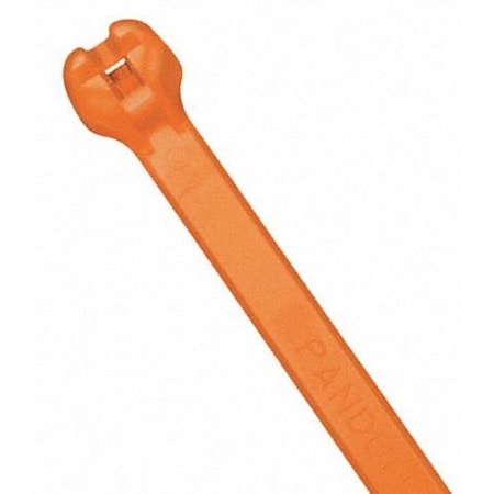 Cable Tie, 14-1/2 in L, 4 in Max Bundle Dia., Orange, Nylon 6/6, 120 lb Strength, 250 PK MPN:PLT4H-TL3
