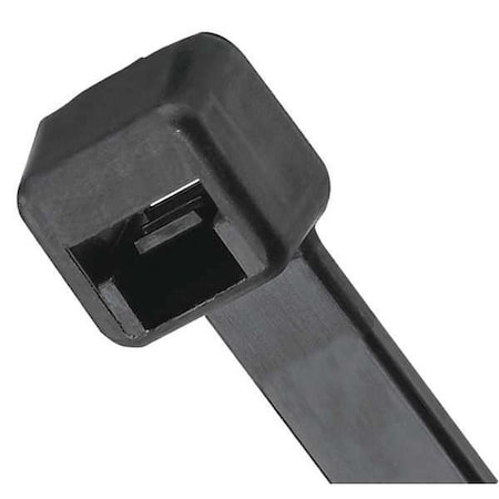 Cable Tie, 21 in L, 6 in Max Bundle Dia., Black, Nylon 6/6, 175 lb Strength, 50 PK MPN:PLT6H-L0