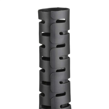 Cable Wrap, 1/2 in Inside Dia., 0.55 in Max Bundle Dia., 200 ft, Polyethylene, Black MPN:PW50F-T20