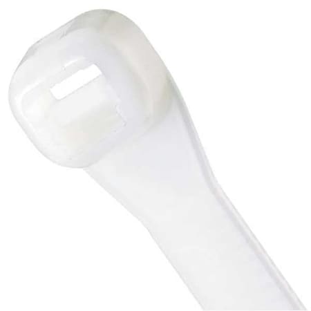 Cable Tie, 8-1/2 in L, 2 in Max Bundle Dia., Natural, Nylon 6/6, 50 lb Strength, 100 PK MPN:SG200S-C