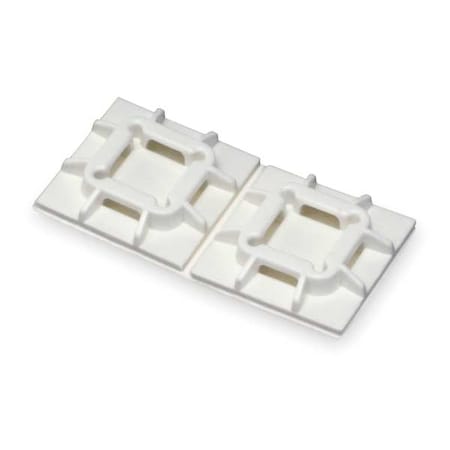 Cable Tie Mounting Base, Nylon 6/6, White, 0.75 in L MPN:SGABM20-A-C