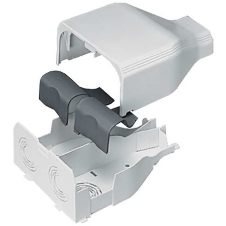 Entrance End, Off White, PVC, Ends MPN:T45EEIW