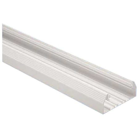 Cover Plate Raceway, T-70 Series, 1 Channel, 4-1/16 in W, 1-3/4 in H, 8 ft L, Off White MPN:T70BIW8