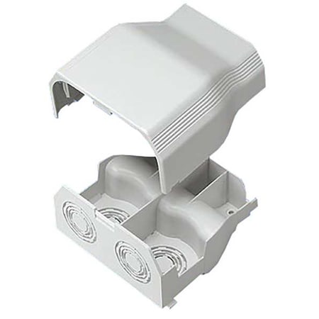 Entrance End, Off White, PVC, Ends MPN:T70EEIW
