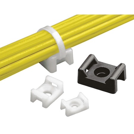 Tiemnt, .43inw, No 8screw, Wrnyl, Bl, PK100 MPN:TM2S8-C0